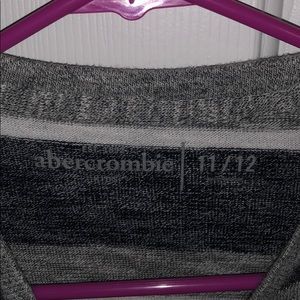 abercrombie kids Shirts & Tops - Abercrombie kids grey striped long sleeve shirt abercrombie kids Shirts & Tops - Abercrombie kids grey striped long sleeve shirt